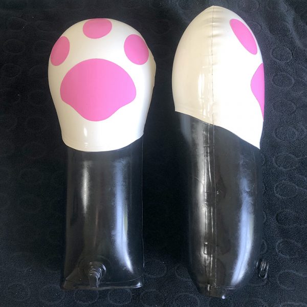 Inflatable Bopper Paws - Black and white - Image 3