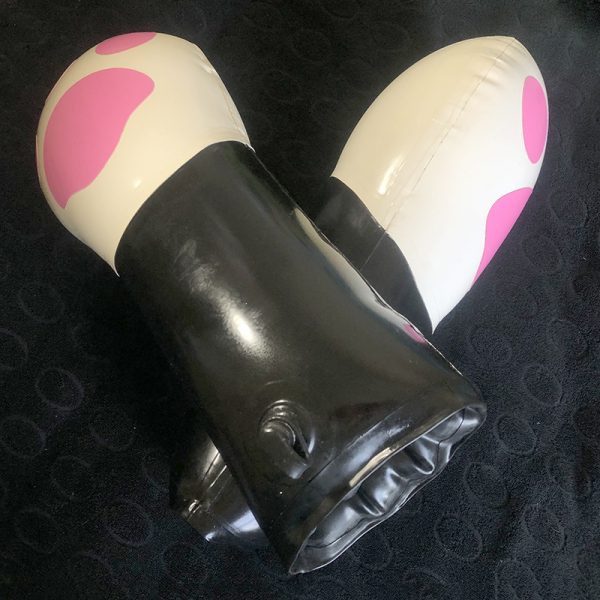 Inflatable Bopper Paws - Black and white - Image 2